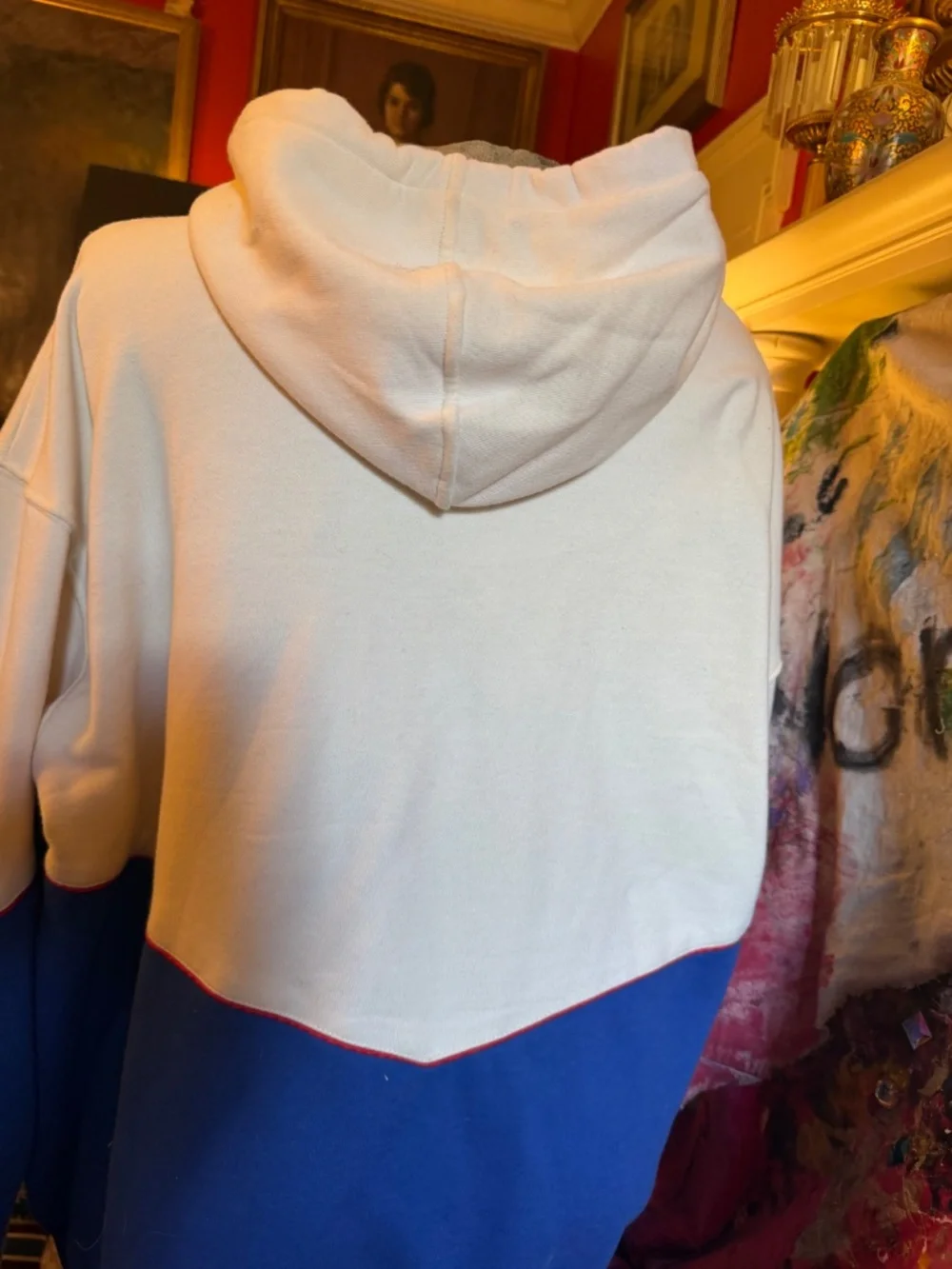 Gucci Game Logo Felted Cotton Jersey Zip Hoodie,